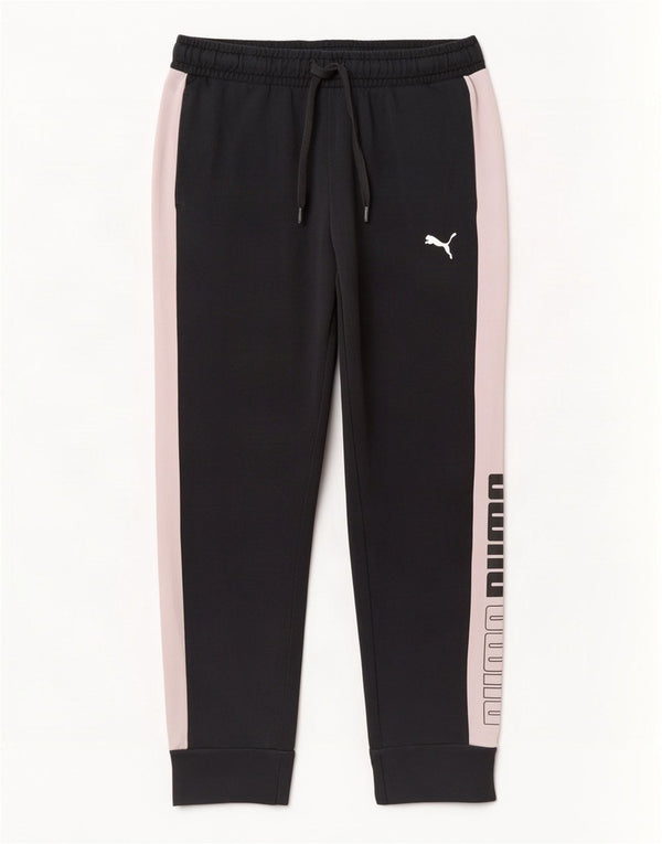Женские спортивные брюки Puma Joggers UK 10, маленькие черные цветные блоки