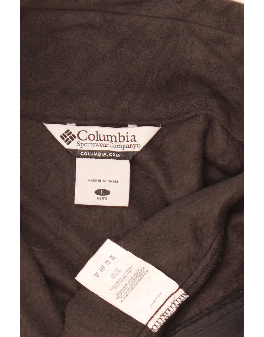 Мужская флисовая куртка Columbia UK 40, большая коричневая, полиэстер