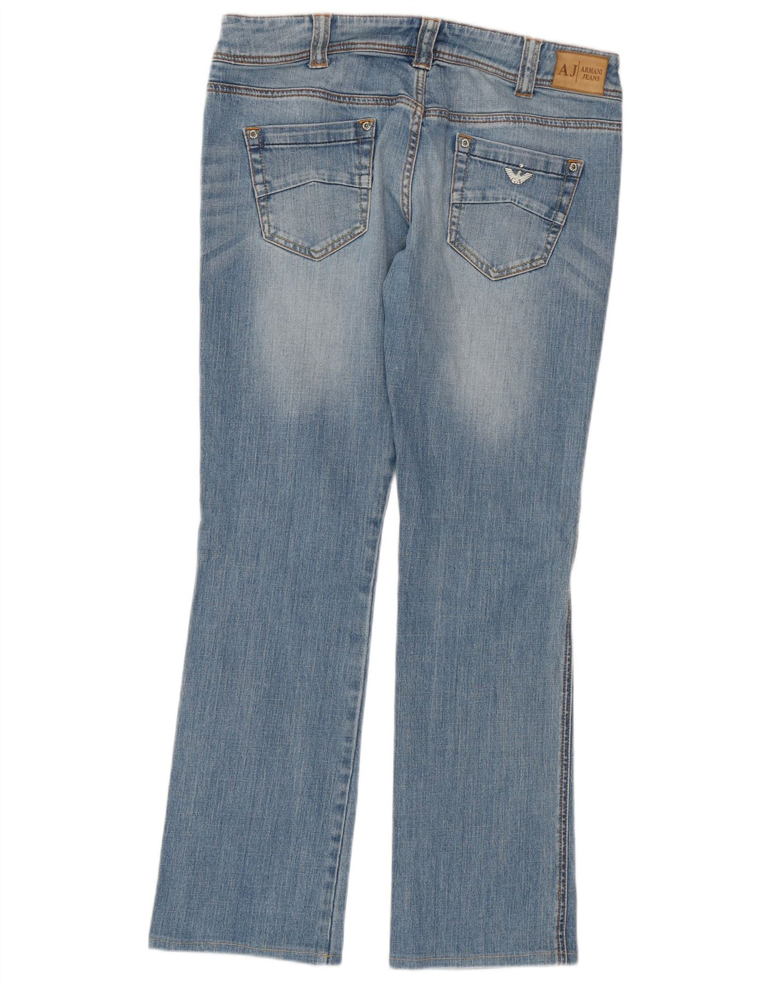 ARMANI Женские прямые джинсы W29 L30 Синие