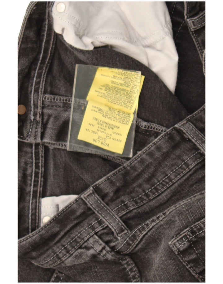 Мужские прямые джинсы Wrangler Clyde W36 L30, серый хлопок