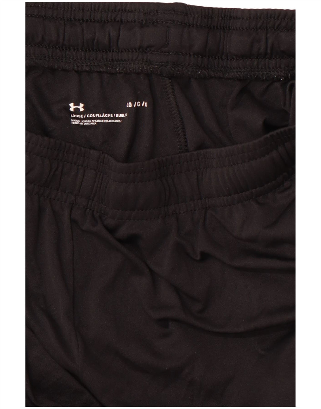 Мужские спортивные шорты с рисунком UNDER ARMOR, большие черные