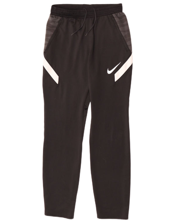 Узкие спортивные брюки Nike Dri Fit для мальчиков 13–14 лет, черные цветные блоки, размер XL
