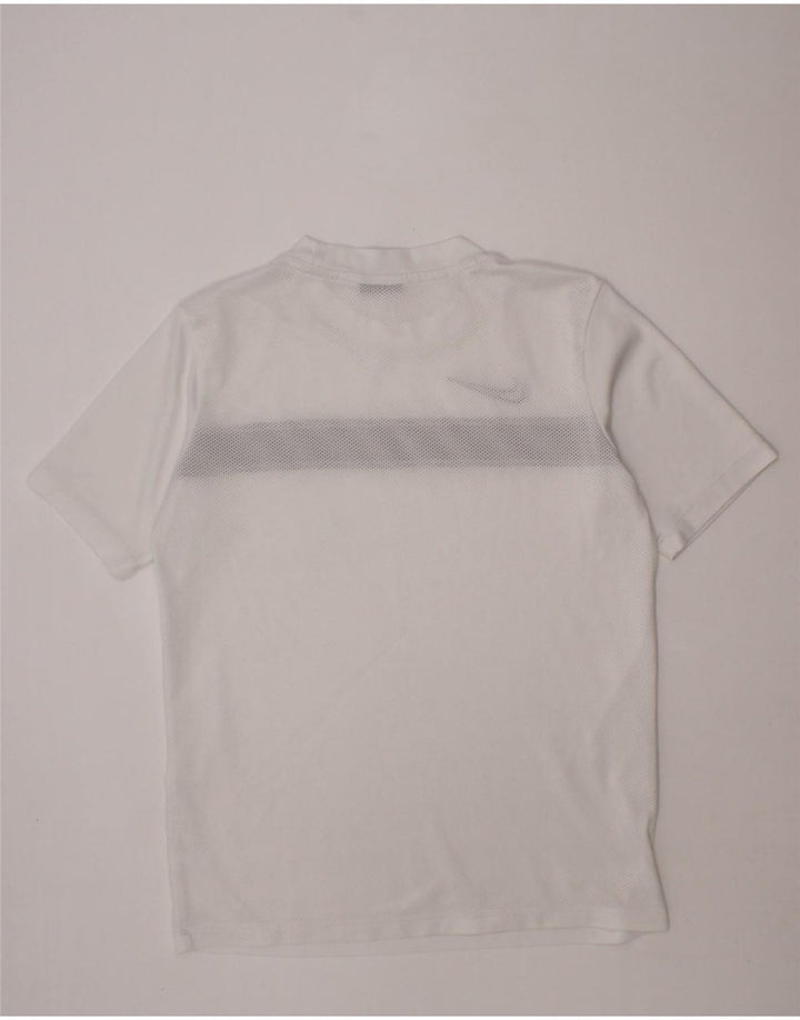 NIKE Boys Dri Fit T-Shirt Top 10-11 Years Medium White Vintage Nike and Second-Hand Nike from Messina Hembry 