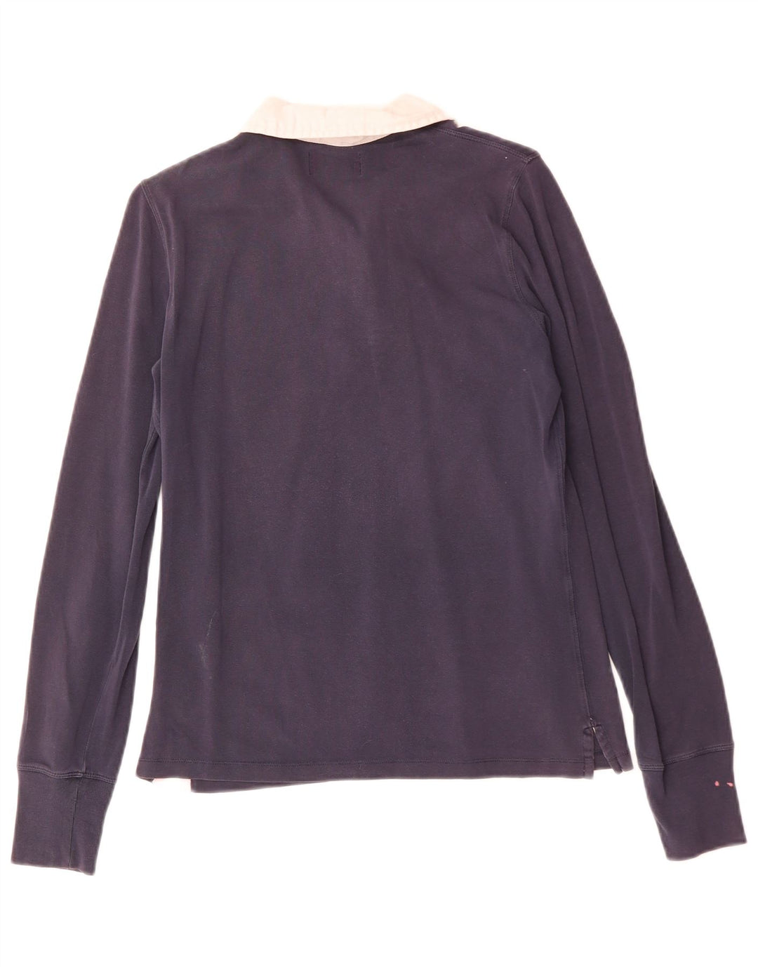 Рубашка поло женская с длинным рукавом POLO RALPH LAUREN UK 12, средний темно-синий