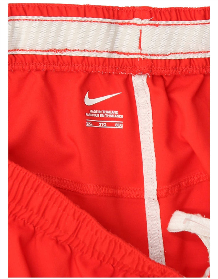 Мужские спортивные шорты Nike 3XL, красный полиэстер