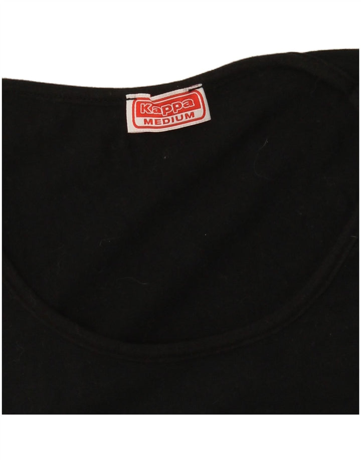 KAPPA Женская футболка Top UK 12 Medium Black