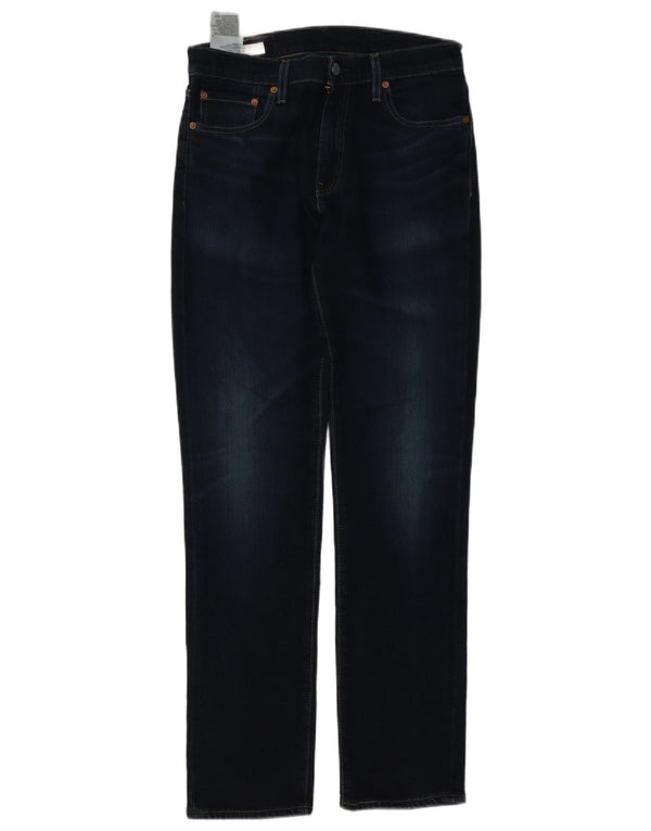 Мужские джинсы Levi's 511 Slim W30 L32 Темно-синие, хлопок