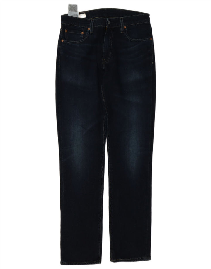 Мужские джинсы Levi's 511 Slim W30 L32 Темно-синие, хлопок