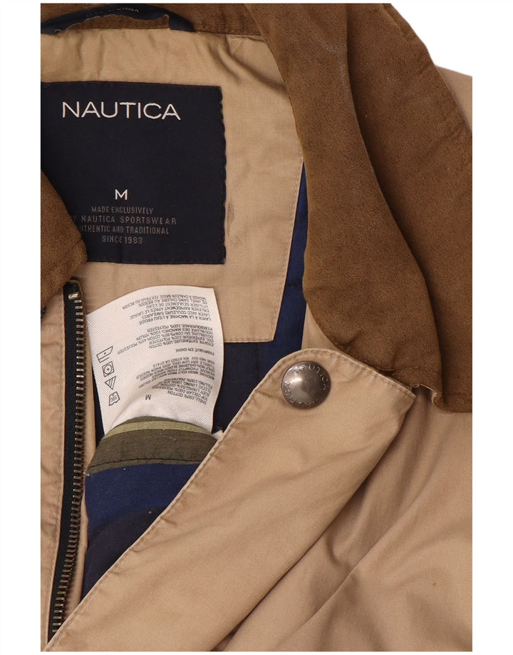 Мужская ветровка Nautica UK 38 средний бежевый полиэстер