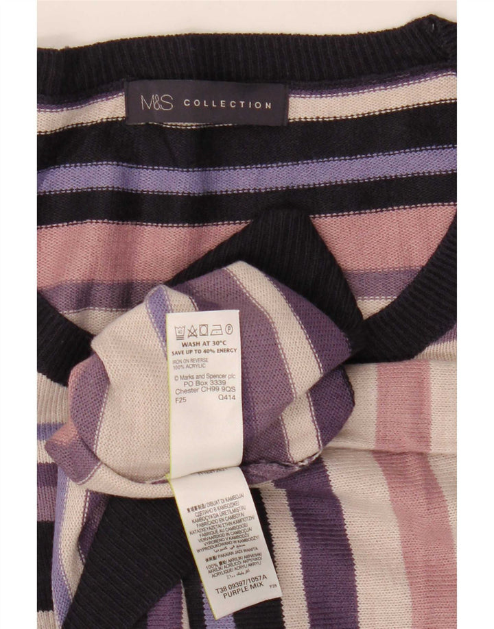 Женский джемпер с вырезом «лодочка» Marks & Spencer, Великобритания, 16, большой, разноцветный
