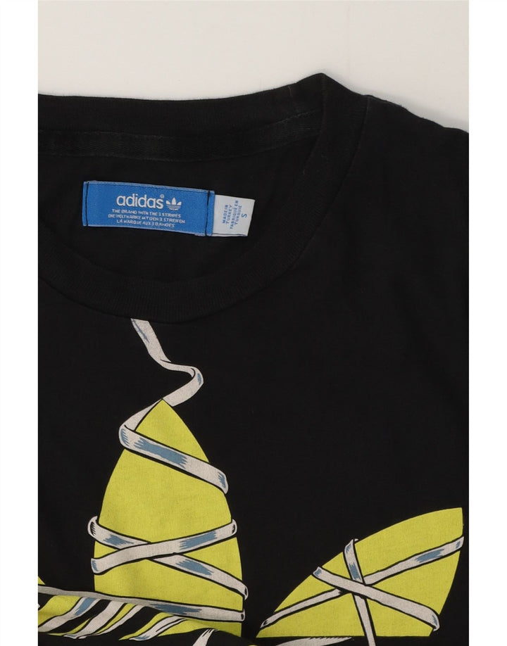 Мужская футболка с рисунком Adidas Top Small Black