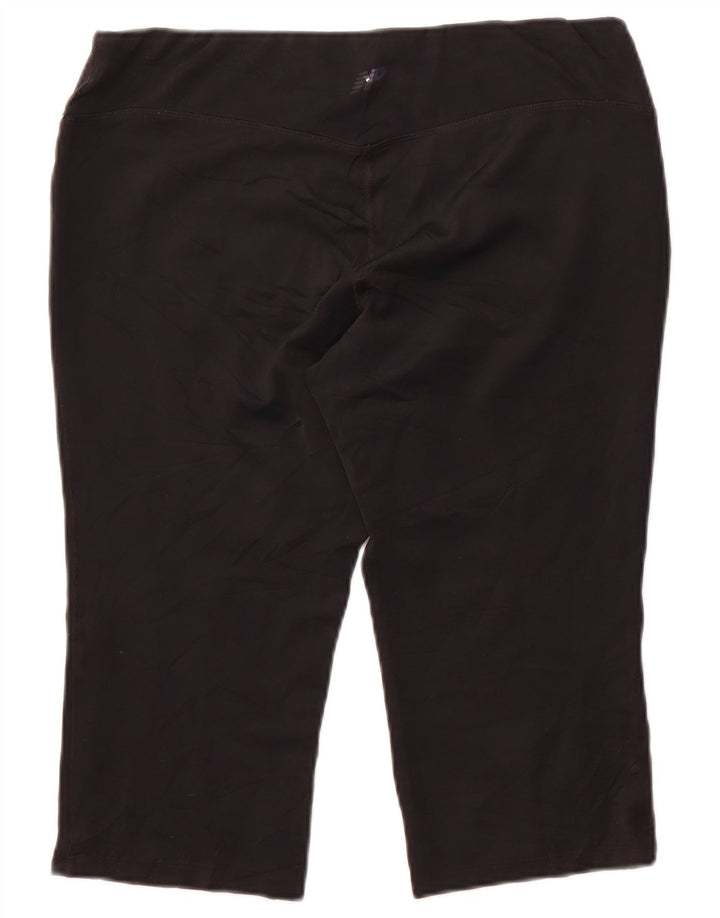 Женские леггинсы-капри New Balance UK 18 XL, черный полиэстер