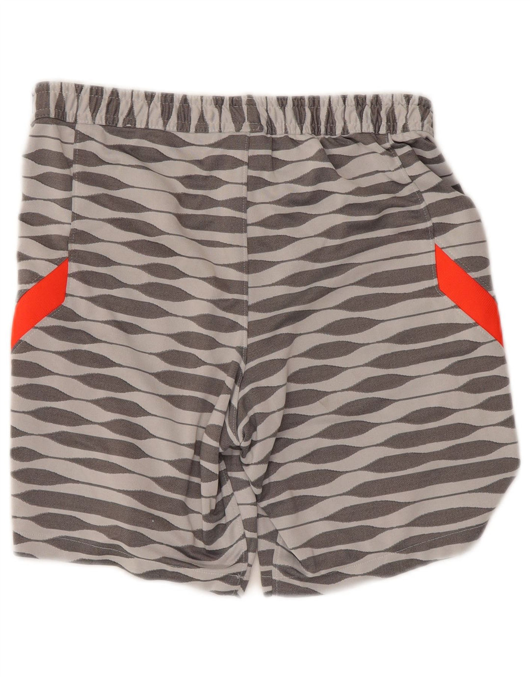 Мужские спортивные шорты Nike Dri Fit Slim Fit, маленький серый полиэстер с геометрическим рисунком