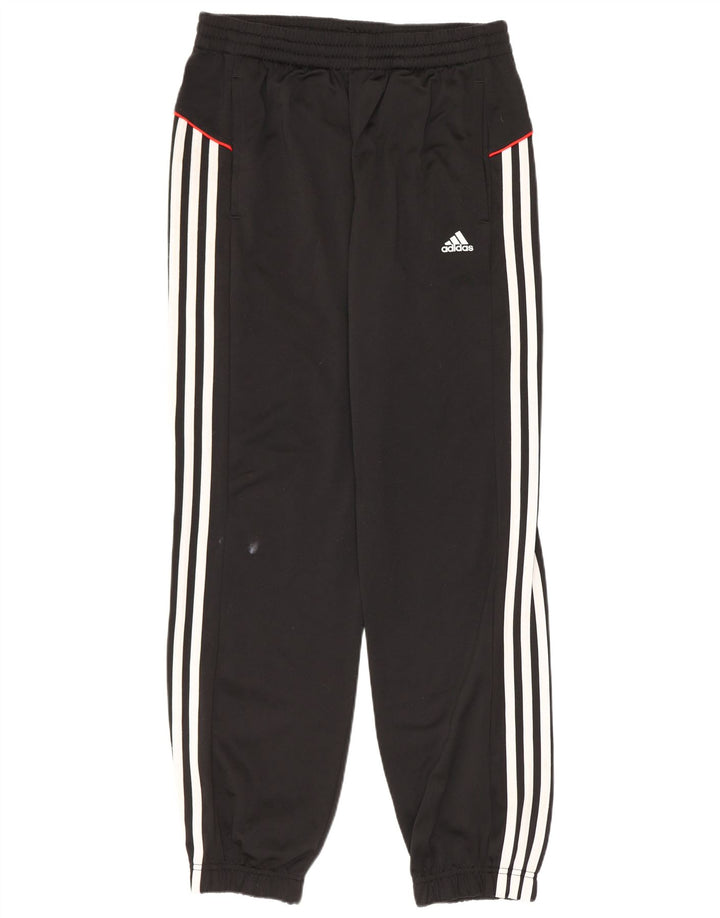 Спортивный костюм Adidas для мальчиков, брюки для бега, 13-14 лет, черный полиэстер