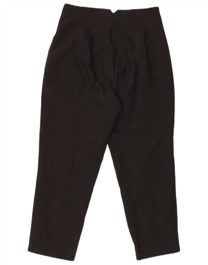 Женские зауженные костюмные брюки Zara, большие W30 L27, черные, полиэстер