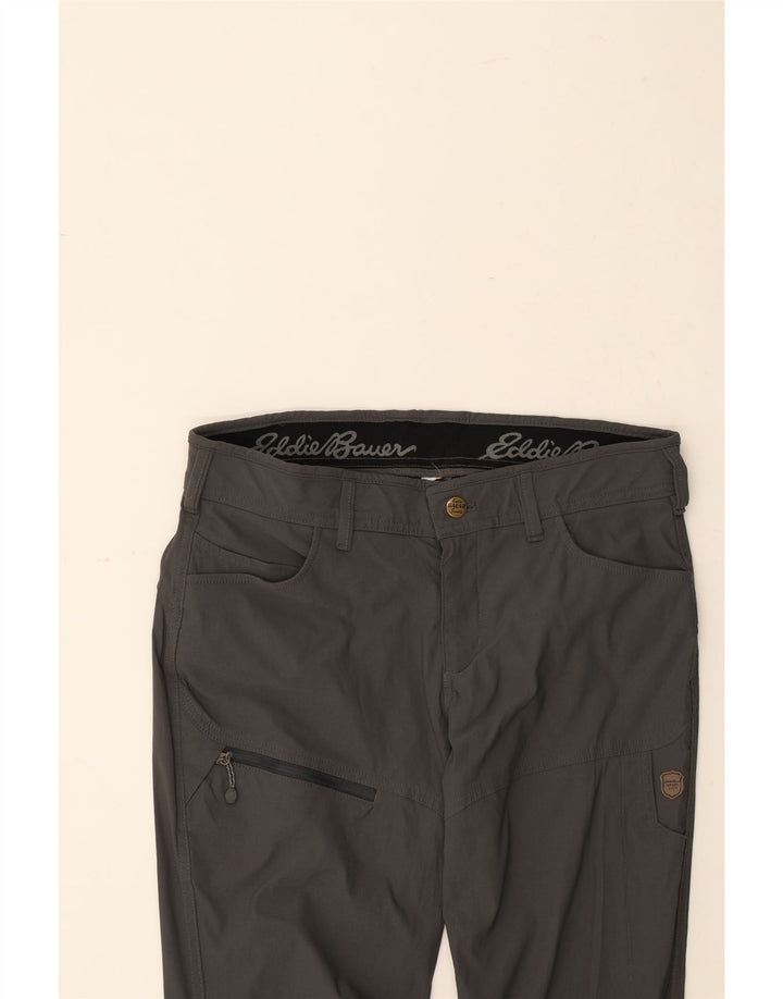 EDDIE BAUER Womens Slim Cargo Trousers W32 L31 Grey Vintage Eddie Bauer and Second-Hand Eddie Bauer from Messina Hembry 