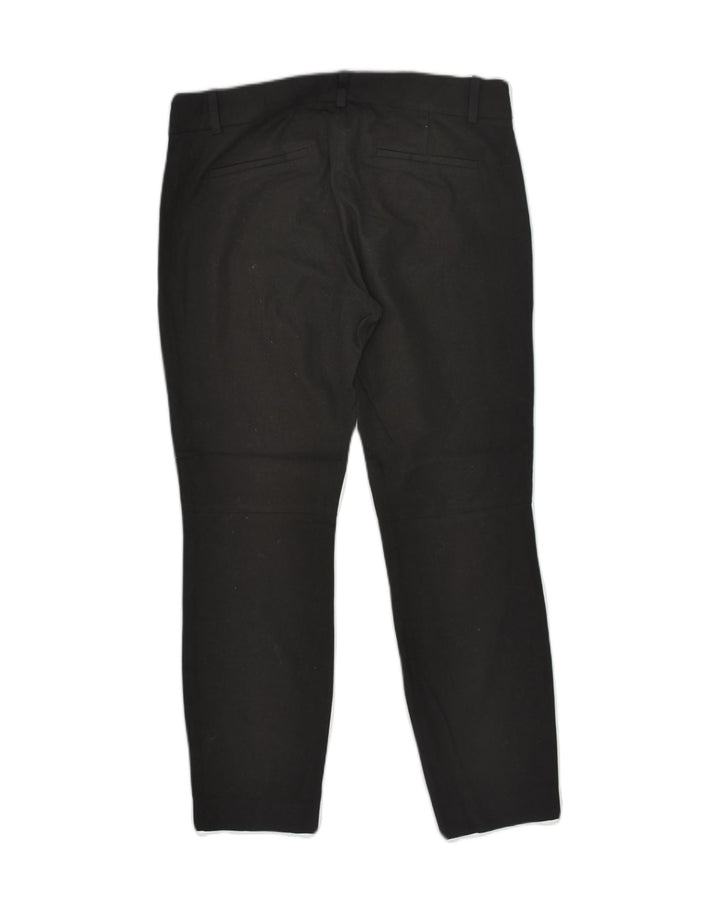 J. CREW Womens Slim Suit Trousers US 6 Medium W30 L26 Black Cotton | Vintage J. Crew | Thrift | Second-Hand J. Crew | Used Clothing | Messina Hembry 