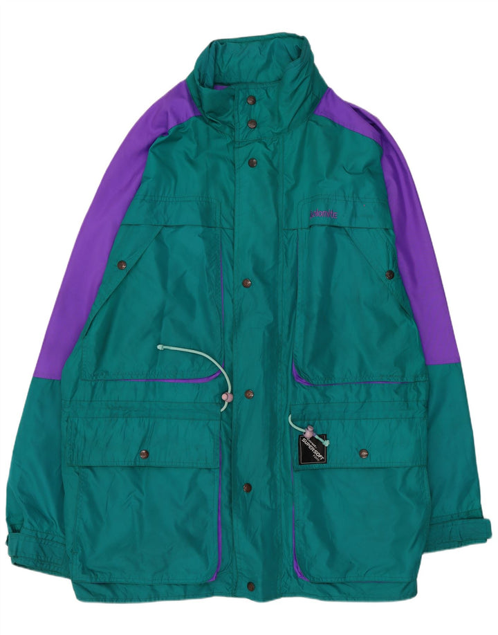 Мужская ветровка Dolomit UK 44 2XL зеленая с цветными блоками