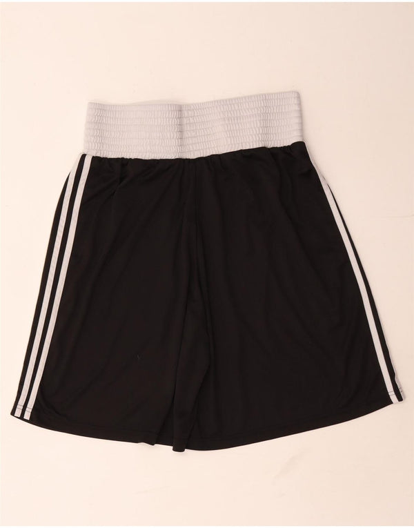 Мужские спортивные шорты Adidas с высокой талией XL, черные, полиэстер с цветными блоками