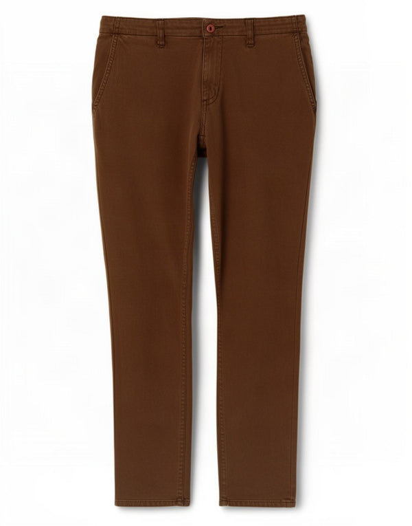 Мужские брюки-чиносы Carhartt W32 L32 коричневые, хлопковые