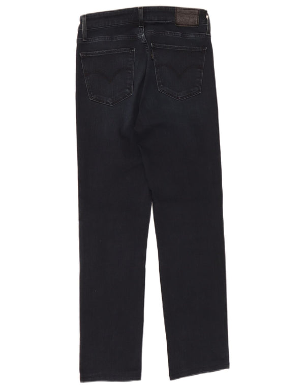 Levi's Womens 712 Slim Jeans W26 L27 Navy Blue Cotton