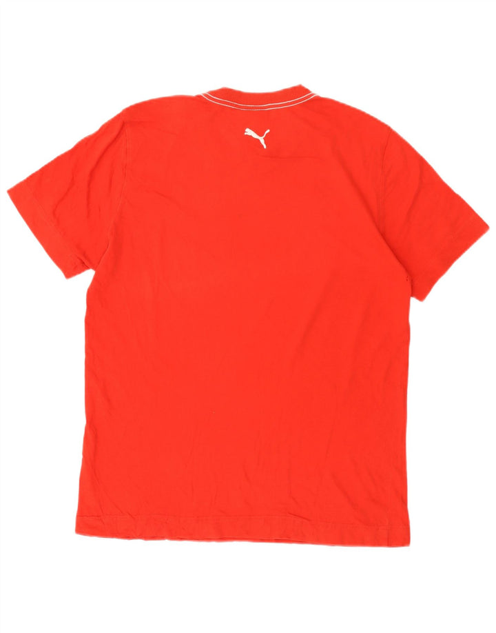 Мужская футболка с рисунком PUMA, средний красный
