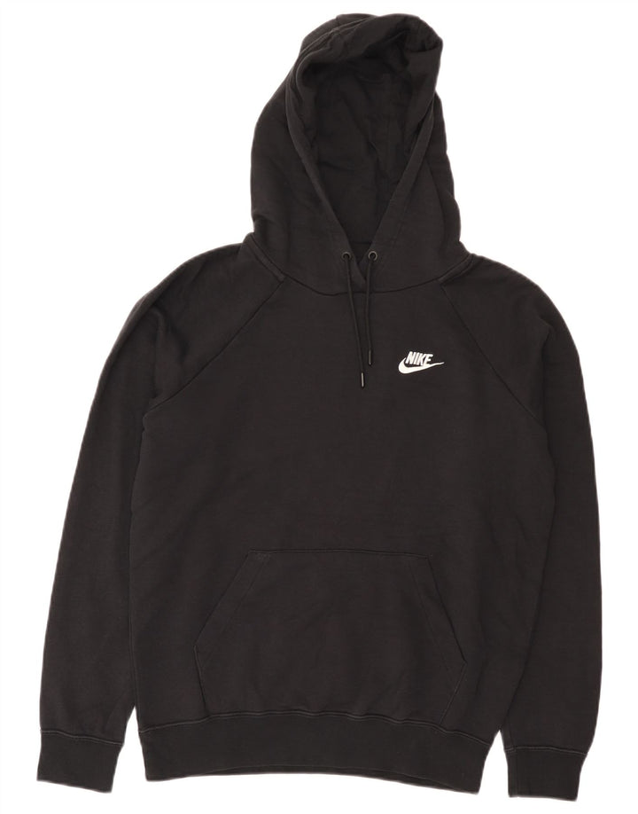 Мужской джемпер с капюшоном Nike, маленький черный, хлопок