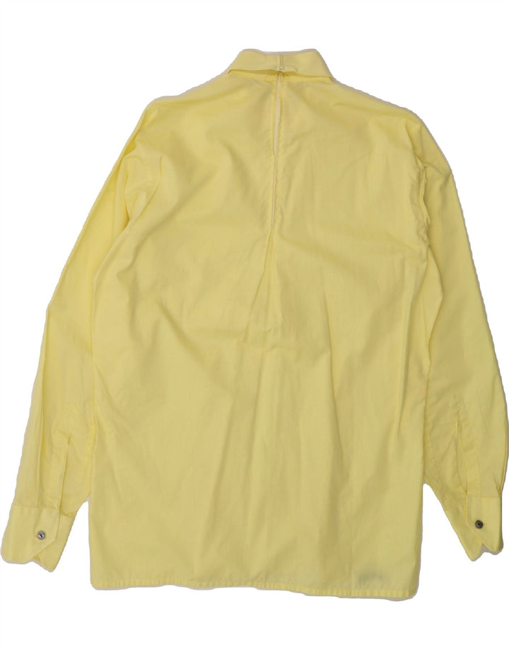 VINTAGE Womens Long Sleeve Blouse Top UK 16 Large Yellow Vintage Vintage and Second-Hand Vintage from Messina Hembry 