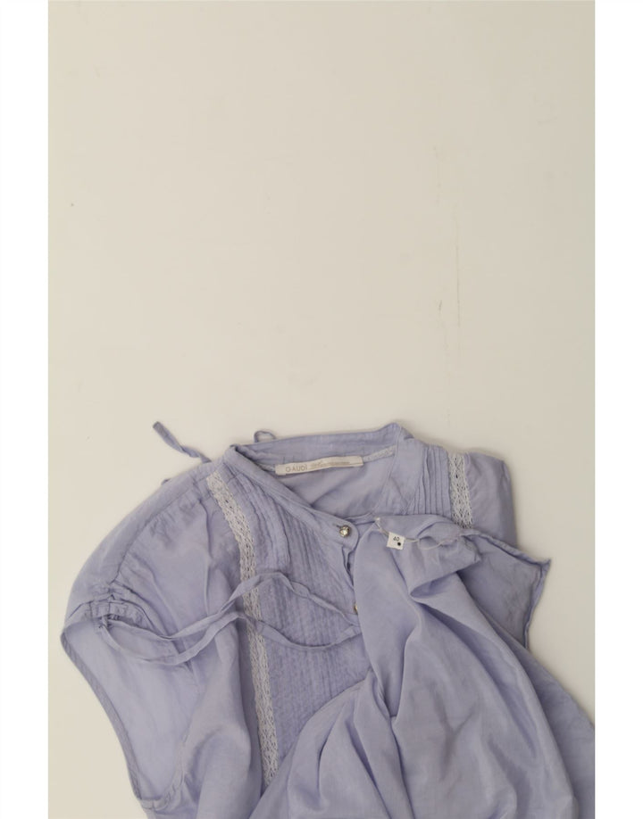 GAUDI Womens Sleeveless Shift Dress IT 40 Small Purple Vintage Gaudi and Second-Hand Gaudi from Messina Hembry 