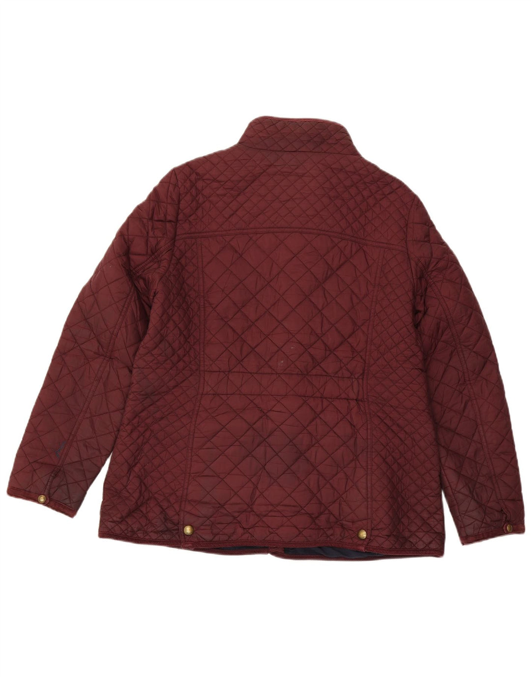 JOULES Womens Quilted Jacket UK 18 XL  Burgundy Polyamide