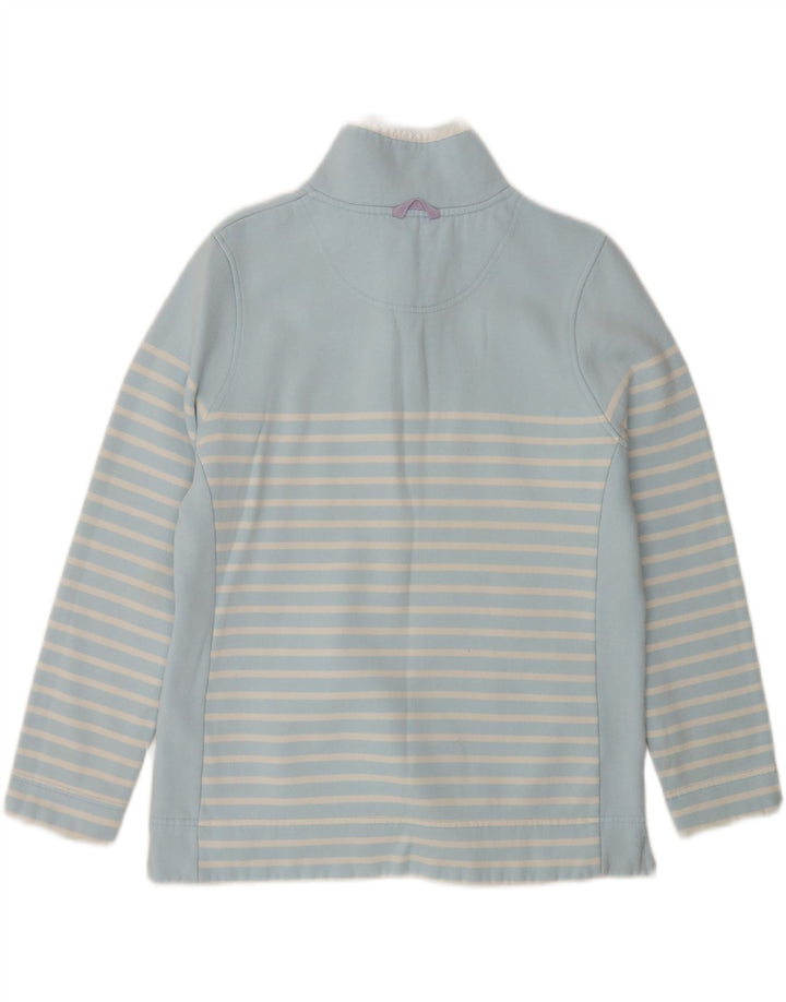 Женский свитер Crew Clothing, джемпер UK 12, средний синий в полоску