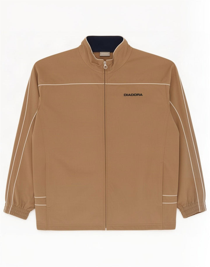 Мужской велюровый спортивный костюм Diadora IT 56 2XL Бежевый полиэстер