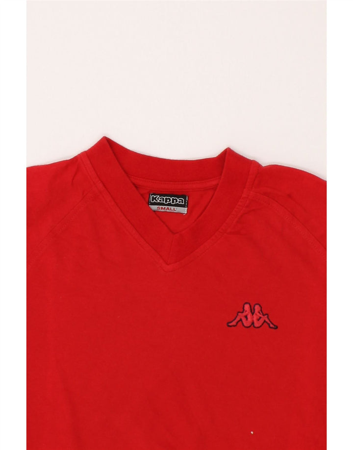 KAPPA Mens T-Shirt Top Small Red Cotton Vintage Kappa and Second-Hand Kappa from Messina Hembry 