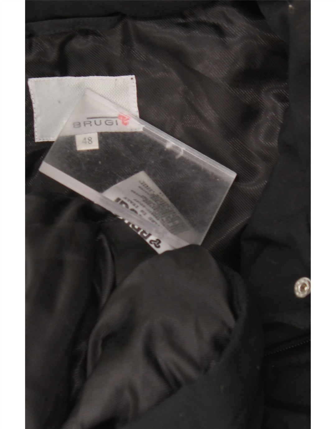 BRUGI Женское стеганое пальто с капюшоном IT 48 XL Черный Полиэстер