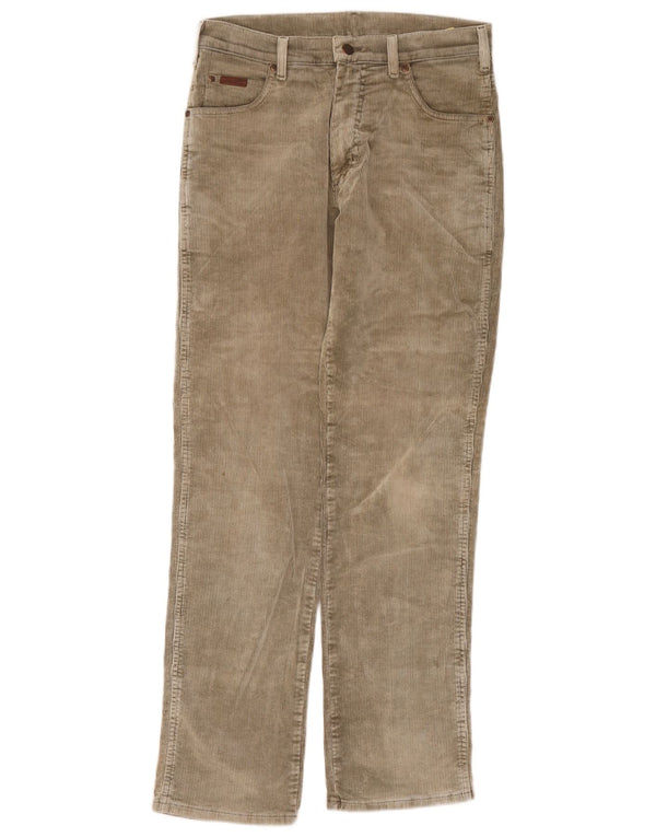 Мужские вельветовые брюки Wrangler Texas Stretch Straight W32 L32, бежевый хлопок