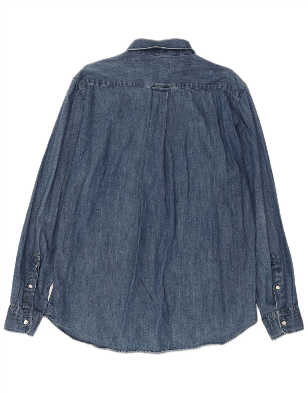 Мужская джинсовая рубашка GANT XL, синяя, хлопок