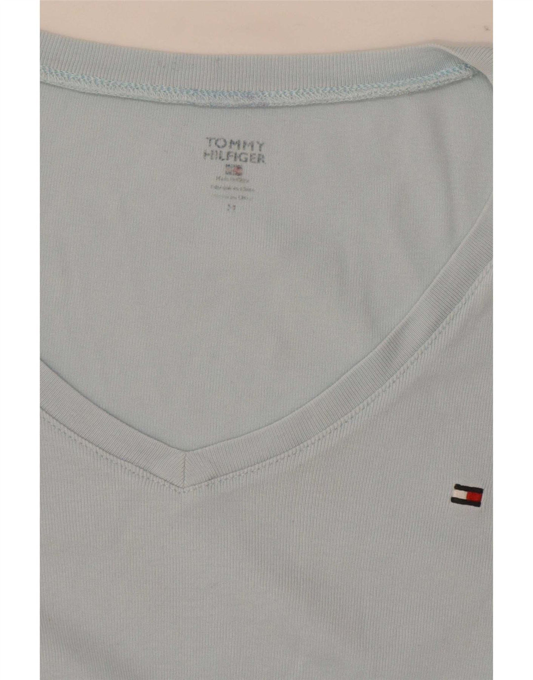 Женская футболка Tommy Hilfiger Top UK 12 Medium Blue