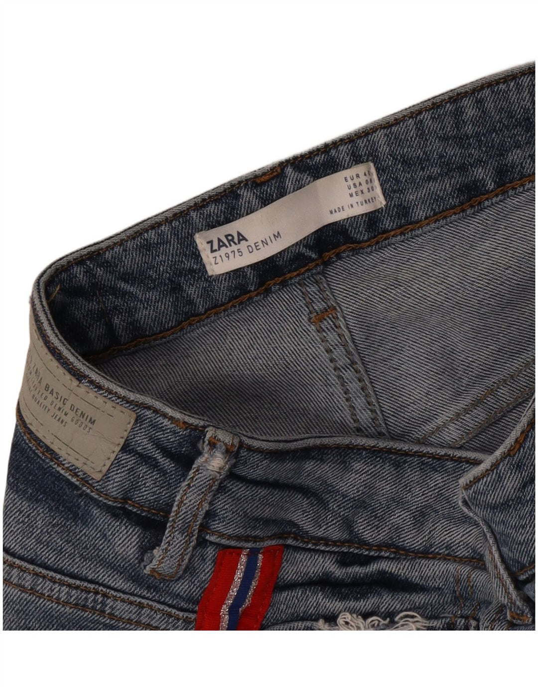 Женские джинсы скинни Zara EU 40 Medium W30 L28 Синие