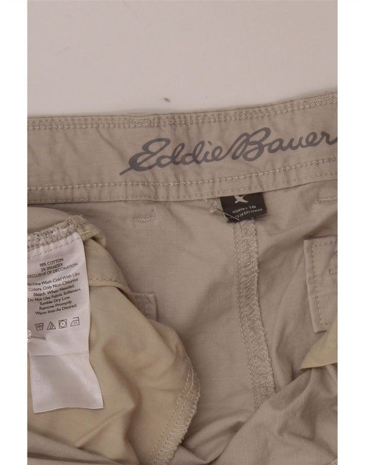 Женские шорты карго EDDIE BAUER US 16 2XL W38 Серые хлопковые