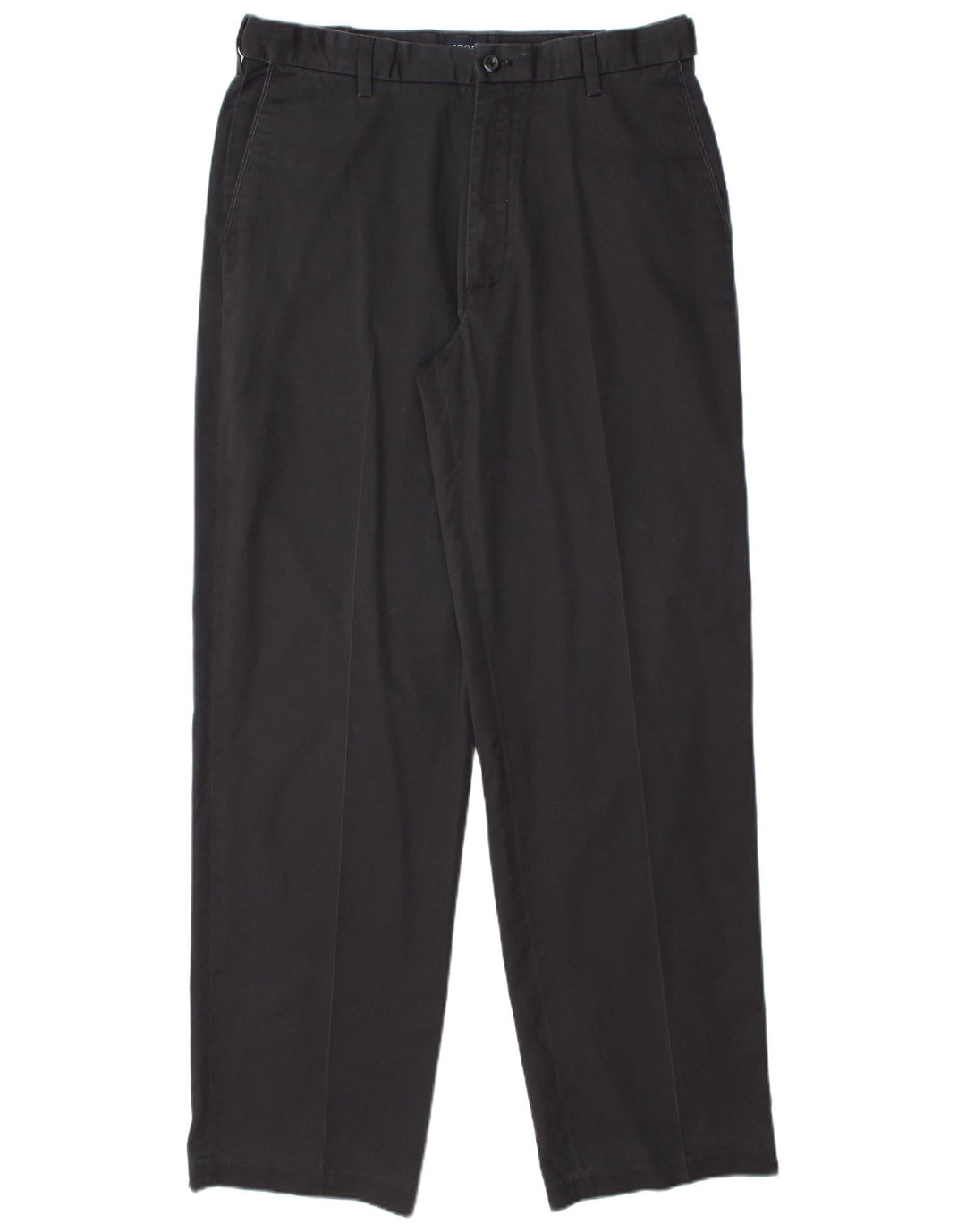 IZOD Мужские прямые брюки чинос W34 L34 Темно-синие хлопковые