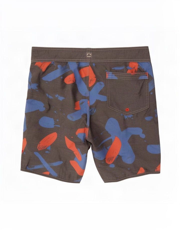 Мужские шорты для плавания Quiksilver, полиэстер среднего серого цвета