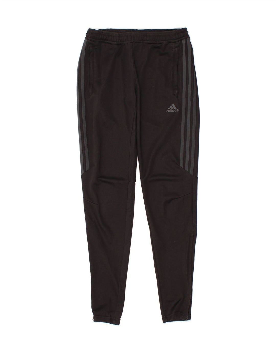 ADIDAS Womens Tracksuit Trousers UK 8/10 Small  Black Polyester Vintage Adidas and Second-Hand Adidas from Messina Hembry 