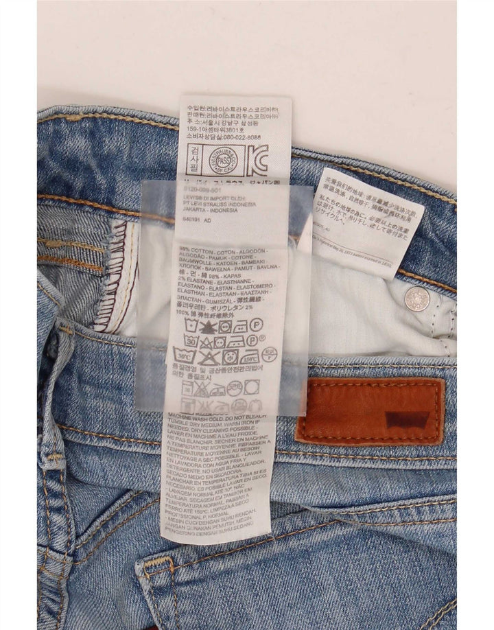 Женские прямые джинсы Levi's W28 L28 синие, хлопок
