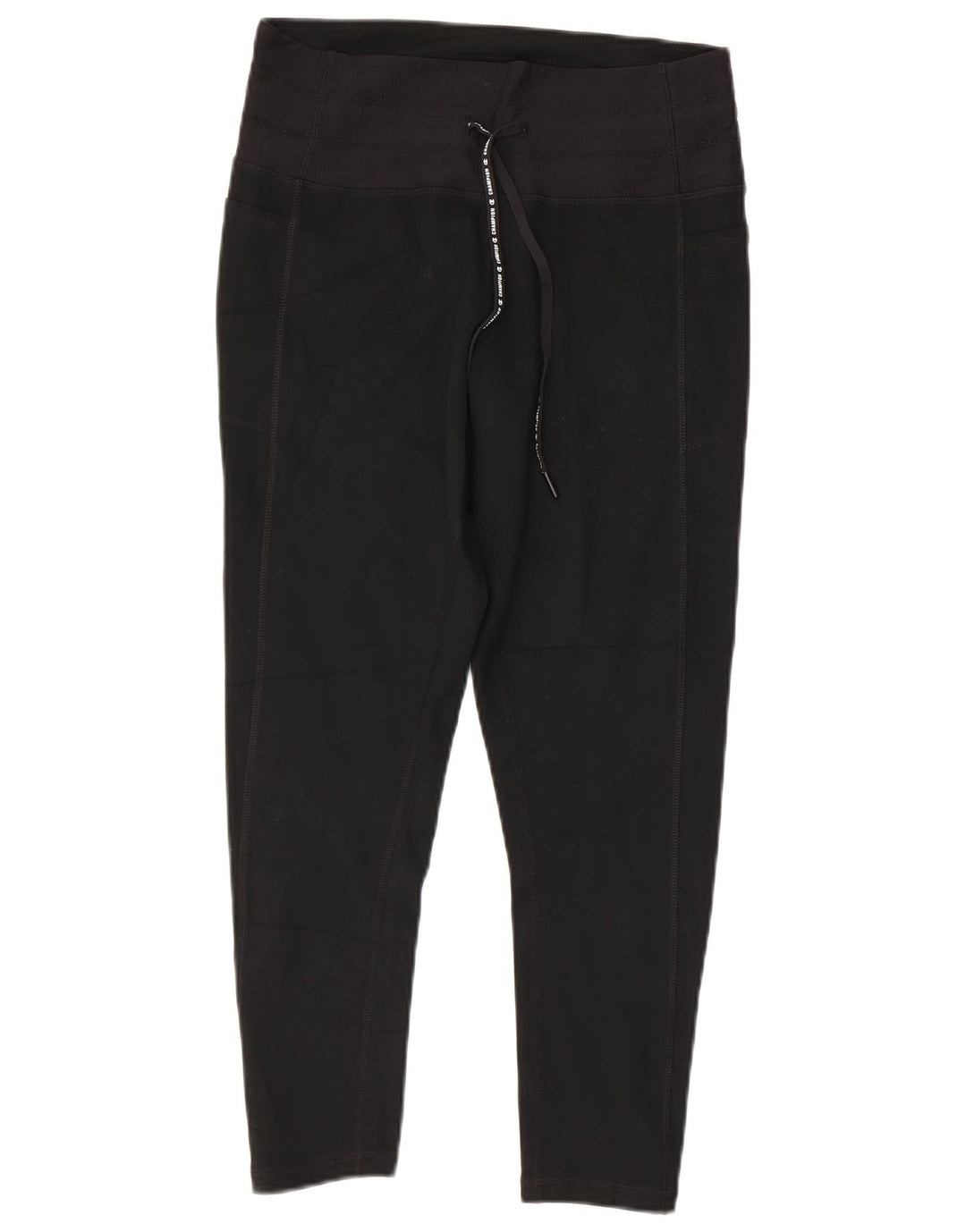 Женские леггинсы-капри CHAMPION UK 14, большие размеры, черный полиэстер