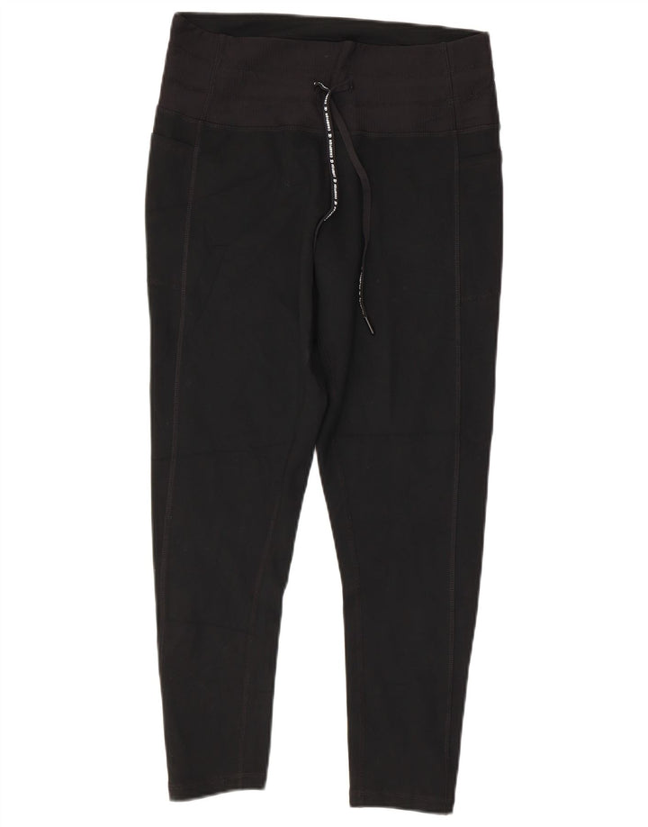 Женские леггинсы-капри CHAMPION UK 14, большие размеры, черный полиэстер