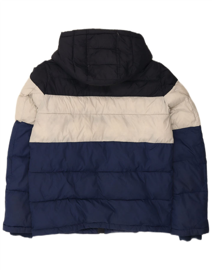 Мужская стеганая куртка с капюшоном Tommy Hilfiger UK 36, маленькая, разноцветный нейлон