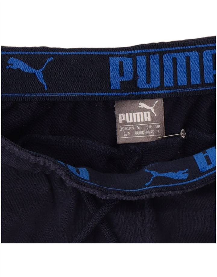 Мужские спортивные брюки Puma, джоггеры, маленькие, темно-синие