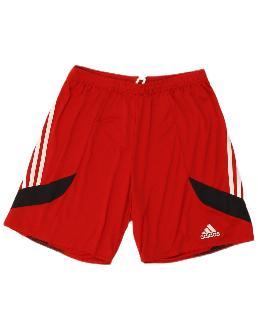 Мужские спортивные шорты Adidas Climalite, средний красный полиэстер с цветными блоками