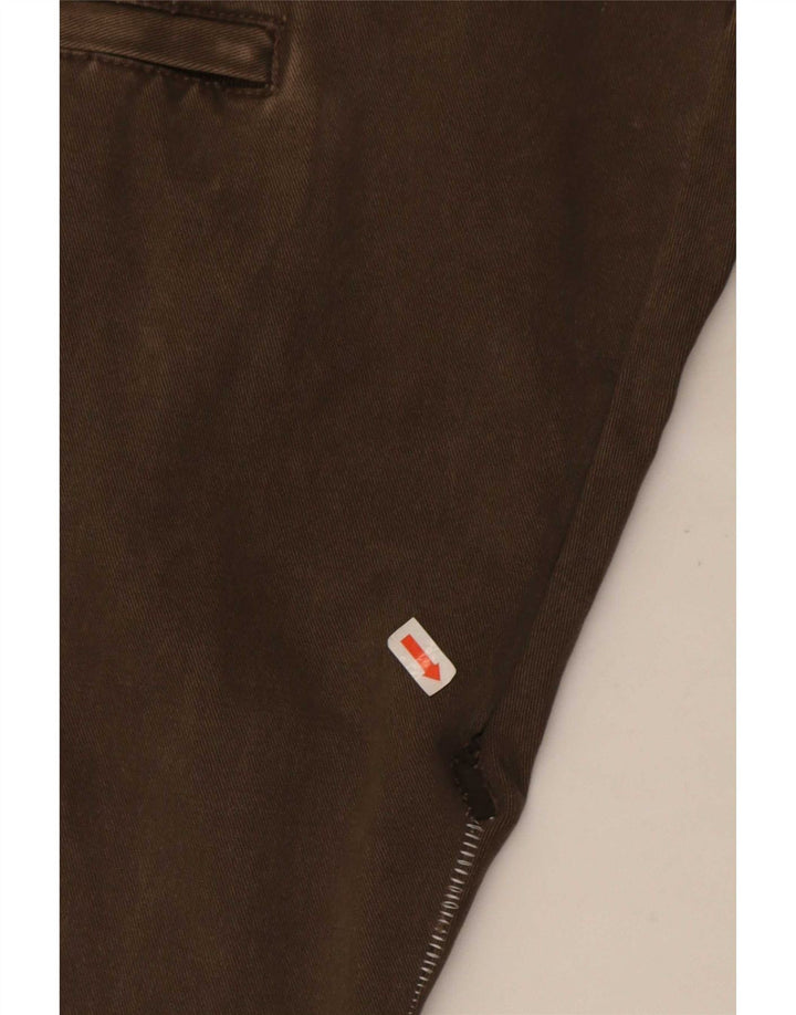 Bromfield Мужские прямые брюки карго IT 48 Medium W30 L27 Коричневые, хлопок