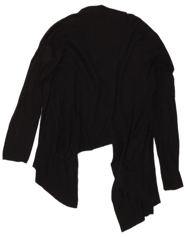 Женский асимметричный открытый кардиган Zara UK 16, большой черный